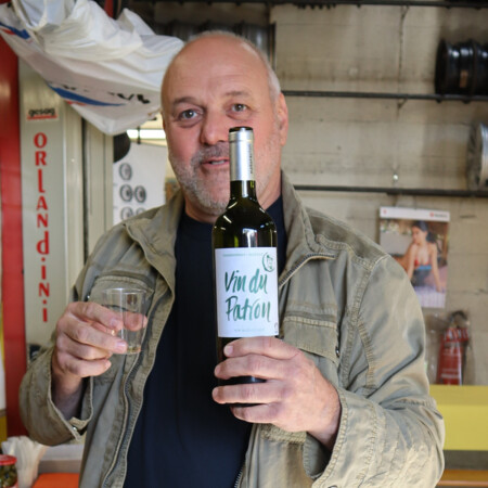 Le patron et son vin...